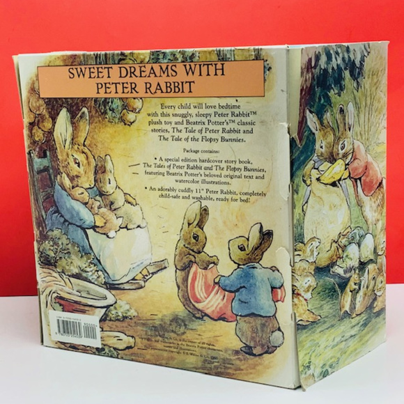Beatrix Potter bedtime box plush book Peter Rabbit - Picture 3 of 5